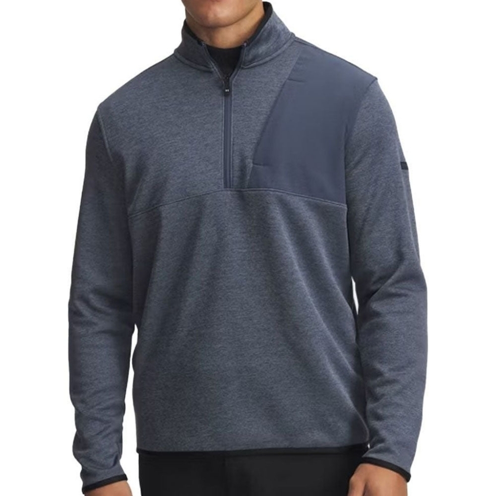 Under Armour Golf Mens XL Drive Half Zip Sweater Fleece Pullover Jacket UA Storm